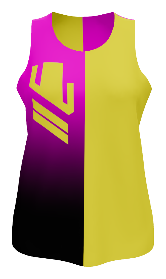 Female Sprinter Running Tank, design 05